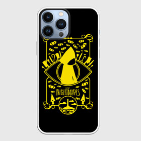 Чехол для iPhone 13 Pro Max с принтом little nightmares (портрет) в Новосибирске,  |  | Тематика изображения на принте: game | indie | little | little nightmares | namco | nightmares | глаз | девочка | игра | игры | инди | карты | квест | ключ | литл найтмейрс | логотипы игр | маленькие | моно | монстр | платформер | рисунок | руки | ужастик | хорро