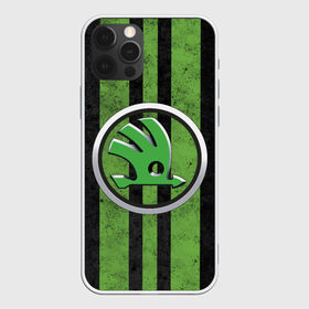 Чехол для iPhone 12 Pro Max с принтом Skoda Green Logo (Z) в Новосибирске, Силикон |  | Тематика изображения на принте: octavia | rapid | rs | skoda | superb | vag | volkswagen | vrs | vw | yeti | авто | автомобиль | ам | ваг | вагавод | ети | карбон | машина | октавия | рапид | суперб | шкода | шкодавод