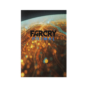 Обложка для паспорта матовая кожа с принтом FARCRY:PROMAL (S) в Новосибирске, натуральная матовая кожа | размер 19,3 х 13,7 см; прозрачные пластиковые крепления | Тематика изображения на принте: far cry | far cry 5 | far cry new dawn | far cry primal | farcry | fc 5 | fc5 | game | new dawn | primal | игры | постапокалипсис | фар край | фар край 5