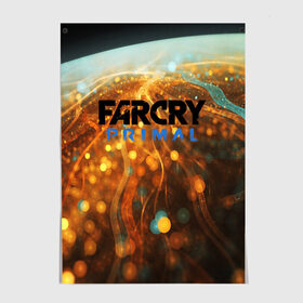 Постер с принтом FARCRY:PROMAL (S) в Новосибирске, 100% бумага
 | бумага, плотность 150 мг. Матовая, но за счет высокого коэффициента гладкости имеет небольшой блеск и дает на свету блики, но в отличии от глянцевой бумаги не покрыта лаком | Тематика изображения на принте: far cry | far cry 5 | far cry new dawn | far cry primal | farcry | fc 5 | fc5 | game | new dawn | primal | игры | постапокалипсис | фар край | фар край 5