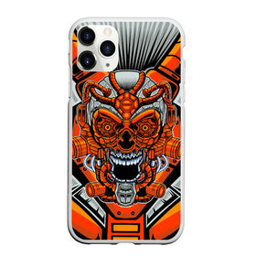 Чехол для iPhone 11 Pro матовый с принтом CyberSkull в Новосибирске, Силикон |  | cyberpunk | evil | head | mask | mechanical | rage | robot | skull | арт | гнев | голова | демон | дьявол | злой | киберпанк | маска | механический | монстр | робот | рога | самурай | череп