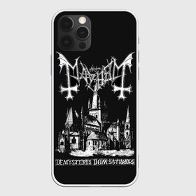 Чехол для iPhone 12 Pro Max с принтом Mayhem в Новосибирске, Силикон |  | black | mayhem | metal | music | rock | skull | блэк | гитара | группа | метал | музыка | рок | череп | электрогитара