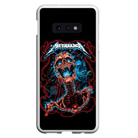 Чехол для Samsung S10E с принтом METALLICA в Новосибирске, Силикон | Область печати: задняя сторона чехла, без боковых панелей | band | hardcore | metall | music | punk | rock | skull | usa | батька | джеймс | кирк | ларс | металлика | метла | музыка | рок | сша | трухильо | ульрих | хэви метал | хэммет | хэтфилд | череп