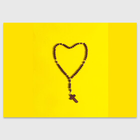 Поздравительная открытка с принтом Сердце и крест в Новосибирске, 100% бумага | плотность бумаги 280 г/м2, матовая, на обратной стороне линовка и место для марки
 | Тематика изображения на принте: сердца
разбитое сердце
крест с девушкой
узорный крест
сердце в наушниках на двоих