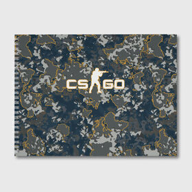 Альбом для рисования с принтом CS:GO - Camo в Новосибирске, 100% бумага
 | матовая бумага, плотность 200 мг. | Тематика изображения на принте: beast | camo | camouflage | counter | counter strike | cs | easy | ez | gg | ggwp | global | go | hyper | kill | offensive | one | shot | strike | зверь | камуфляж | скоростной