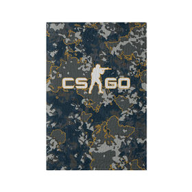 Обложка для паспорта матовая кожа с принтом CS:GO - Camo в Новосибирске, натуральная матовая кожа | размер 19,3 х 13,7 см; прозрачные пластиковые крепления | beast | camo | camouflage | counter | counter strike | cs | easy | ez | gg | ggwp | global | go | hyper | kill | offensive | one | shot | strike | зверь | камуфляж | скоростной