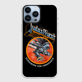 Чехол для iPhone 13 Pro Max с принтом Judas Priest в Новосибирске,  |  | Тематика изображения на принте: black | deep | heep | judas | led | metal | music | priest | purple | rock | sabbath | skull | uriah | zeppelin | блэк | гитара | группа | иуда | метал | музыка | рок | священник | череп | электрогитара