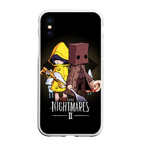 Чехол для iPhone XS Max матовый с принтом LITTLE NIGHTMARES 2 в Новосибирске, Силикон | Область печати: задняя сторона чехла, без боковых панелей | little nightmares | little nightmares 2 | six | игры | комиксы | шестая