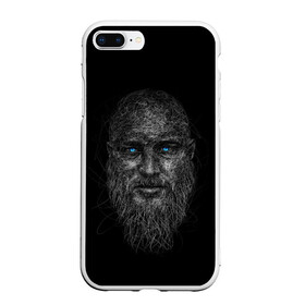 Чехол для iPhone 7Plus/8 Plus матовый с принтом Ragnar Lodbrok в Новосибирске, Силикон | Область печати: задняя сторона чехла, без боковых панелей | god | odinn | ragnar | rognar | viking | vikings | бог | боец | вальхалла | варяги | викинг | викинги | воин | кельтское | лагерта | лотброк | один | рагнар | рагнар лодброк | русь | сериалы | скандинавы | славяне | язычник