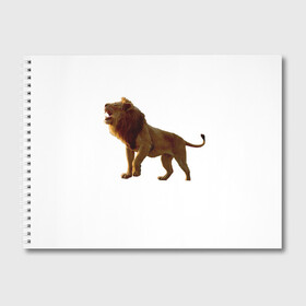 Альбом для рисования с принтом Король Лев в Новосибирске, 100% бумага
 | матовая бумага, плотность 200 мг. | disney | king | lion | король | лев