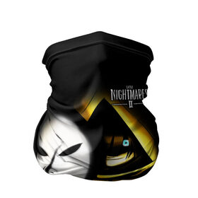 Бандана-труба 3D с принтом Little Nightmares 2 MASK в Новосибирске, 100% полиэстер, ткань с особыми свойствами — Activecool | плотность 150‒180 г/м2; хорошо тянется, но сохраняет форму | Тематика изображения на принте: little nightmares | little nightmares 2 | mask | игра | литл нигмарес | литл нигмарес 2 | литл нигхтмарес | литл нигхтмарес 2 | маска | ужас | хоррор | шестая