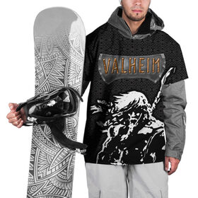Накидка на куртку 3D с принтом Valheim Viking. в Новосибирске, 100% полиэстер |  | fejd | valheim | вальхейм | викинг | викинги | выживание | выживач | игра