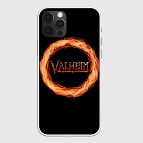 Чехол для iPhone 12 Pro Max с принтом Valheim - огненный круг в Новосибирске, Силикон |  | Тематика изображения на принте: valheim | вальхейм | викинги | игра | компьютерный | круг | логотип | минимализм | огненный | огонь | подарок | черный