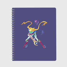 Тетрадь с принтом Sailor Moon Сейлор Мун в Новосибирске, 100% бумага | 48 листов, плотность листов — 60 г/м2, плотность картонной обложки — 250 г/м2. Листы скреплены сбоку удобной пружинной спиралью. Уголки страниц и обложки скругленные. Цвет линий — светло-серый
 | Тематика изображения на принте: anime | sailor moon | аниме | анимэ | венера | луна | лунная призма | марс | сейлор мун | серебрянное тысячелетие | серенити | сэйлор | усаги цукино | чиби мун | эндимион