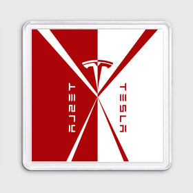 Магнит 55*55 с принтом Tesla $$$ в Новосибирске, Пластик | Размер: 65*65 мм; Размер печати: 55*55 мм | red | tesla | tesla car | tesla electric car | tesla lettering | tesla logo | tesla print | white | автомобиль тесла | белый | красный | логотип тесла | надпись тесла | принт тесла | тесла | электромобиль тесла