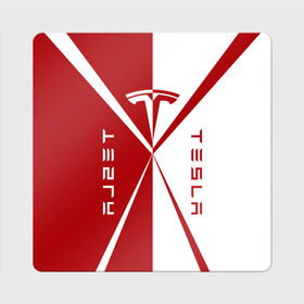 Магнит виниловый Квадрат с принтом Tesla $$$ в Новосибирске, полимерный материал с магнитным слоем | размер 9*9 см, закругленные углы | red | tesla | tesla car | tesla electric car | tesla lettering | tesla logo | tesla print | white | автомобиль тесла | белый | красный | логотип тесла | надпись тесла | принт тесла | тесла | электромобиль тесла