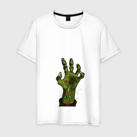 Мужская футболка хлопок с принтом Zombi в Новосибирске, 100% хлопок | прямой крой, круглый вырез горловины, длина до линии бедер, слегка спущенное плечо. | dead | neon | night fever | plants vs. zombies | zombi | вечеринка | граффити | диджей | зеленый | зомбак | зомби | зомбоид | зрители | мертвая музыка | мертвец | мертвый | музыка | музыкант | неон | ночь | пластинка | пульт