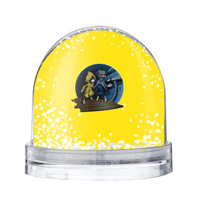 Снежный шар с принтом Little nightmares 2 | Yelow в Новосибирске, Пластик | Изображение внутри шара печатается на глянцевой фотобумаге с двух сторон | Тематика изображения на принте: mono | six | tarsier studios | квест | хоррор