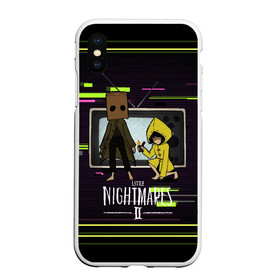 Чехол для iPhone XS Max матовый с принтом Little Nightmares 2 в Новосибирске, Силикон | Область печати: задняя сторона чехла, без боковых панелей | little nightmares | игра | страшилка | страшная игра | ужас | хоррор