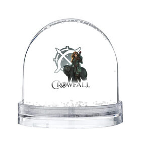 Снежный шар с принтом Crowfall | Ranger в Новосибирске, Пластик | Изображение внутри шара печатается на глянцевой фотобумаге с двух сторон | artcraft | crowfallgame | mmorpg | mmorts | иннова