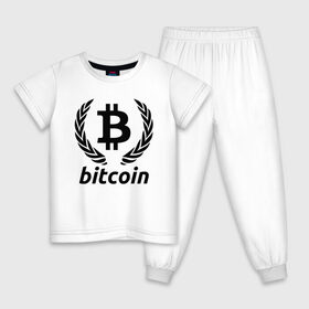 Детская пижама хлопок с принтом БИТКОИН ЛОГОТИП в Новосибирске, 100% хлопок |  брюки и футболка прямого кроя, без карманов, на брюках мягкая резинка на поясе и по низу штанин
 | bitcoin | blockchain | btc | cardano | crypto | ethereum | polkadot | tether | xrp | бинанс | биткоин | блокчейн | валюта | деньги | криптовалюта | майнер | майнинг | цифровая валюта | цифровое золото | эфир