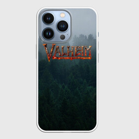 Чехол для iPhone 13 Pro с принтом Valheim в Новосибирске,  |  | forest | ragnarok | rust | valhalla | valheim | viking | валхейм | вальгалла | вальхейм | варяг | викинг | викинги | выживалка | игра | лес | лесной | рагнарёк | раст | туман