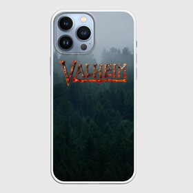 Чехол для iPhone 13 Pro Max с принтом Valheim в Новосибирске,  |  | forest | ragnarok | rust | valhalla | valheim | viking | валхейм | вальгалла | вальхейм | варяг | викинг | викинги | выживалка | игра | лес | лесной | рагнарёк | раст | туман