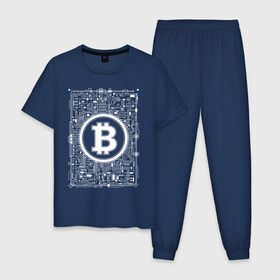 Мужская пижама хлопок с принтом BITCOIN CRYPTOCURRENCY | КРИПТОВАЛЮТА (Z) в Новосибирске, 100% хлопок | брюки и футболка прямого кроя, без карманов, на брюках мягкая резинка на поясе и по низу штанин
 | binance coin | bitcoin | blockchain | btc | cardano | crypto | ethereum | litecoin | polkadot | tether | xrp | биткоин | блокчейн | валюта | деньги | криптовалюта | майнер | майнинг | цифровая валюта | цифровое золото | эфир