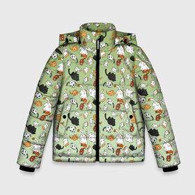 Зимняя куртка для мальчиков 3D с принтом много рисованных котов узор в Новосибирске, ткань верха — 100% полиэстер; подклад — 100% полиэстер, утеплитель — 100% полиэстер | длина ниже бедра, удлиненная спинка, воротник стойка и отстегивающийся капюшон. Есть боковые карманы с листочкой на кнопках, утяжки по низу изделия и внутренний карман на молнии. 

Предусмотрены светоотражающий принт на спинке, радужный светоотражающий элемент на пуллере молнии и на резинке для утяжки | Тематика изображения на принте: ветеринар | градиент | домашний питомец | котейки | котики | коты | котэ | котята | кошатник | кошатница | кошачьи | кошки | любитель животных | много | мультяшные | мяу | нэко | рисованный | узор