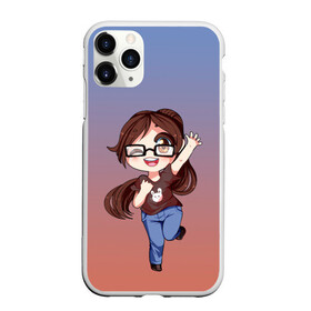 Чехол для iPhone 11 Pro Max матовый с принтом обычная девочка фрилансер в Новосибирске, Силикон |  | rdanime | аниме | арт | девочка | девушка | джинсы | кавай | кот | мило | очки | персонаж | пижама | растянутая футболка | рисунок | фриланс | фрилансер | хвостик | чиби | штаны