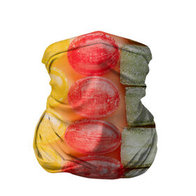 Бандана-труба 3D с принтом Мармеладки леденцы в Новосибирске, 100% полиэстер, ткань с особыми свойствами — Activecool | плотность 150‒180 г/м2; хорошо тянется, но сохраняет форму | art | casual | абстракция | арт | градиент | конфеты | леденцы | сладости | структура | текстура