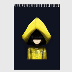 Скетчбук с принтом Little Nightmares 2 в Новосибирске, 100% бумага
 | 48 листов, плотность листов — 100 г/м2, плотность картонной обложки — 250 г/м2. Листы скреплены сверху удобной пружинной спиралью | little nightmares | little nightmares 2 | игра | литл нигмарес | литл нигмарес 2 | литл нигхтмарес | литл нигхтмарес 2 | ужас | хоррор | шестая