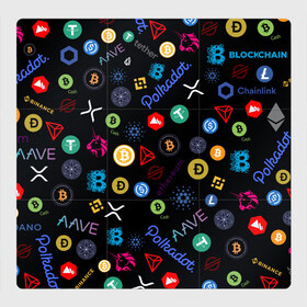 Магнитный плакат 3Х3 с принтом ЛОГОТИПЫ КРИПТОВАЛЮТ (Z) в Новосибирске, Полимерный материал с магнитным слоем | 9 деталей размером 9*9 см | binance coin | bitcoin | blockchain | btc | cardano | crypto | ethereum | litecoin | polkadot | tether | xrp | биткоин | блокчейн | валюта | деньги | криптовалюта | майнер | майнинг | цифровая валюта | цифровое золото | эфир