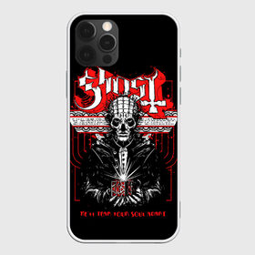 Чехол для iPhone 12 Pro Max с принтом Ghost в Новосибирске, Силикон |  | Тематика изображения на принте: ghost | ghost b.c. | metal | группы | дум метал | метал | музыка | рок | стоунер | хеви метал