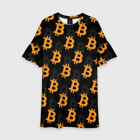 Детское платье 3D с принтом БИТКОИН | BITCOIN в Новосибирске, 100% полиэстер | прямой силуэт, чуть расширенный к низу. Круглая горловина, на рукавах — воланы | bitcoin | blockchain | btc | cardano | crypto | ethereum | polkadot | tether | xrp | бинанс | биткоин | блокчейн | валюта | деньги | криптовалюта | майнер | майнинг | цифровая валюта | цифровое золото | эфир