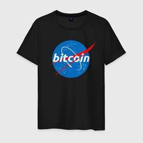 Мужская футболка хлопок с принтом БИТКОИН НАСА | BITCOIN NASA в Новосибирске, 100% хлопок | прямой крой, круглый вырез горловины, длина до линии бедер, слегка спущенное плечо. | Тематика изображения на принте: bitcoin | blockchain | btc | cardano | crypto | ethereum | polkadot | tether | xrp | бинанс | биткоин | блокчейн | валюта | деньги | криптовалюта | майнер | майнинг | цифровая валюта | цифровое золото | эфир