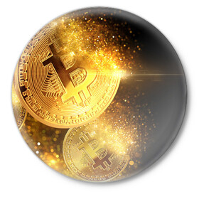 Значок с принтом БИТКОИН ЗОЛОТО | BITCOIN GOLD в Новосибирске,  металл | круглая форма, металлическая застежка в виде булавки | Тематика изображения на принте: bitcoin | blockchain | btc | cardano | crypto | ethereum | polkadot | tether | xrp | бинанс | биткоин | блокчейн | валюта | деньги | криптовалюта | майнер | майнинг | цифровая валюта | цифровое золото | эфир