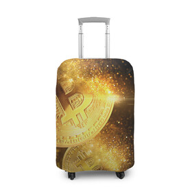 Чехол для чемодана 3D с принтом БИТКОИН ЗОЛОТО | BITCOIN GOLD в Новосибирске, 86% полиэфир, 14% спандекс | двустороннее нанесение принта, прорези для ручек и колес | bitcoin | blockchain | btc | cardano | crypto | ethereum | polkadot | tether | xrp | бинанс | биткоин | блокчейн | валюта | деньги | криптовалюта | майнер | майнинг | цифровая валюта | цифровое золото | эфир