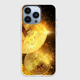 Чехол для iPhone 13 Pro с принтом БИТКОИН ЗОЛОТО | BITCOIN GOLD в Новосибирске,  |  | bitcoin | blockchain | btc | cardano | crypto | ethereum | polkadot | tether | xrp | бинанс | биткоин | блокчейн | валюта | деньги | криптовалюта | майнер | майнинг | цифровая валюта | цифровое золото | эфир