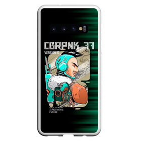 Чехол для Samsung Galaxy S10 с принтом CBRPNK 77 VERSION III в Новосибирске, Силикон | Область печати: задняя сторона чехла, без боковых панелей | cyberpunk 2077 | hacker | maelstrom | militech | quadra | samurai | sci fi | technology | trauma team | v | будущее | игра | иероглифы | киану ривз | кибер | киберпанк | киборг | киборги | корпорация | лого | милитек | панк | роботы | самурай | т