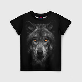 Детская футболка 3D с принтом Evil Wolf в Новосибирске, 100% гипоаллергенный полиэфир | прямой крой, круглый вырез горловины, длина до линии бедер, чуть спущенное плечо, ткань немного тянется | animal | beast | dark | darkness | evil | moon | nigth | tegunvteg | werwolf | wild | wolf | вервольф | вой | волк | волки | волчара | дикий | животное | зверь | клык | клыки | луна | ночь | оборотень | полнолуние