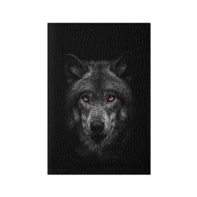 Обложка для паспорта матовая кожа с принтом Evil Wolf в Новосибирске, натуральная матовая кожа | размер 19,3 х 13,7 см; прозрачные пластиковые крепления | Тематика изображения на принте: animal | beast | dark | darkness | evil | moon | nigth | tegunvteg | werwolf | wild | wolf | вервольф | вой | волк | волки | волчара | дикий | животное | зверь | клык | клыки | луна | ночь | оборотень | полнолуние