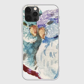 Чехол для iPhone 12 Pro Max с принтом Акварельные попугаи в Новосибирске, Силикон |  | love | parrot | watercolour | акварель | арт | любовь | нежность | попугаи