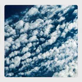 Магнитный плакат 3Х3 с принтом Облака маслом в Новосибирске, Полимерный материал с магнитным слоем | 9 деталей размером 9*9 см | abstract | clouds | nature | sky | sunday | абстракция | белые облака | в небе | высота | закат | краски | небеса | небо | облака | облако | орнамент | пейзаж | погода | природа | рассвет | синее небо | солнечный день