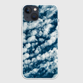 Чехол для iPhone 13 с принтом Облака маслом в Новосибирске,  |  | abstract | clouds | nature | sky | sunday | абстракция | белые облака | в небе | высота | закат | краски | небеса | небо | облака | облако | орнамент | пейзаж | погода | природа | рассвет | синее небо | солнечный день