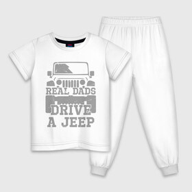 Детская пижама хлопок с принтом Джип в Новосибирске, 100% хлопок |  брюки и футболка прямого кроя, без карманов, на брюках мягкая резинка на поясе и по низу штанин
 | born off road | im jeep | jeep logo | джип | танки грязи не боятся | чем круче джип