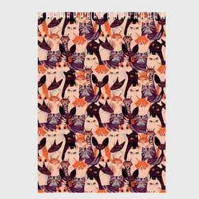 Скетчбук с принтом Мемные Коты Паттерн в Новосибирске, 100% бумага
 | 48 листов, плотность листов — 100 г/м2, плотность картонной обложки — 250 г/м2. Листы скреплены сверху удобной пружинной спиралью | Тематика изображения на принте: animals | beast | eyes | sweet | глаза | животные | забавный | звери | кот | котенок | кошка | милый | паттерн | прикол | пушистый | пятна | смешной | точки | узор | фигуры | черный