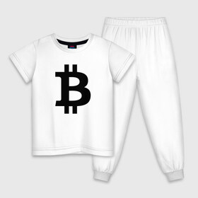 Детская пижама хлопок с принтом БИТКОИН | BITCOIN в Новосибирске, 100% хлопок |  брюки и футболка прямого кроя, без карманов, на брюках мягкая резинка на поясе и по низу штанин
 | bitcoin | blockchain | btc | cardano | crypto | ethereum | polkadot | tether | xrp | бинанс | биткоин | блокчейн | валюта | деньги | криптовалюта | майнер | майнинг | цифровая валюта | цифровое золото | эфир
