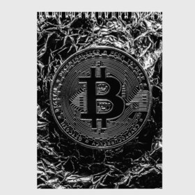 Скетчбук с принтом БИТКОИН | BITCOIN в Новосибирске, 100% бумага
 | 48 листов, плотность листов — 100 г/м2, плотность картонной обложки — 250 г/м2. Листы скреплены сверху удобной пружинной спиралью | Тематика изображения на принте: bitcoin | blockchain | btc | cardano | crypto | ethereum | polkadot | tether | xrp | бинанс | биткоин | блокчейн | валюта | деньги | криптовалюта | майнер | майнинг | цифровая валюта | цифровое золото | эфир