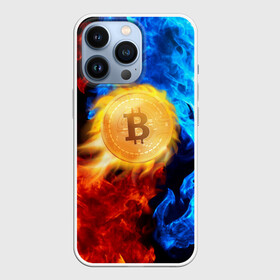 Чехол для iPhone 13 Pro с принтом БИТКОИН | BITCOIN FIRE в Новосибирске,  |  | bitcoin | blockchain | btc | cardano | crypto | ethereum | polkadot | tether | xrp | бинанс | биткоин | блокчейн | валюта | деньги | криптовалюта | майнер | майнинг | цифровая валюта | цифровое золото | эфир